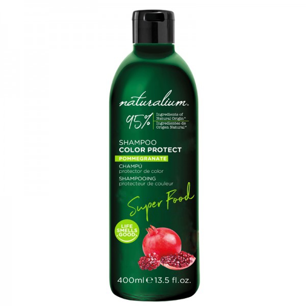Naturalium Superfood Pomegranate Shampoo (400ml) : Idéal pour le soin des cheveux colorés ou méchés